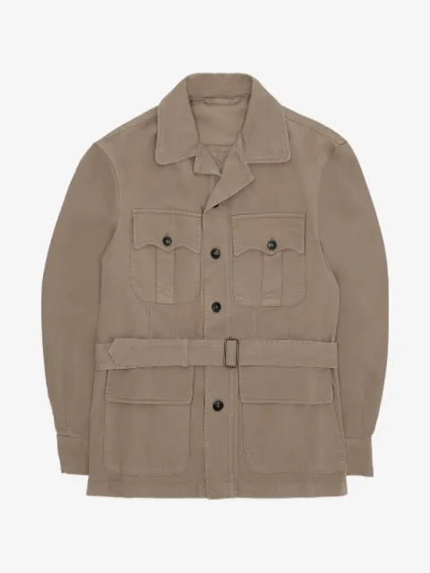 Fortela Clint belted chest-pockets jacket