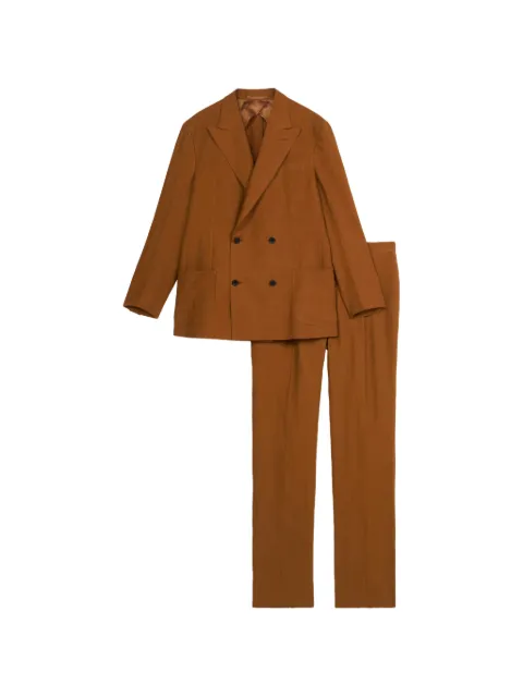 Fortela Marcello double-breasted linen suit 