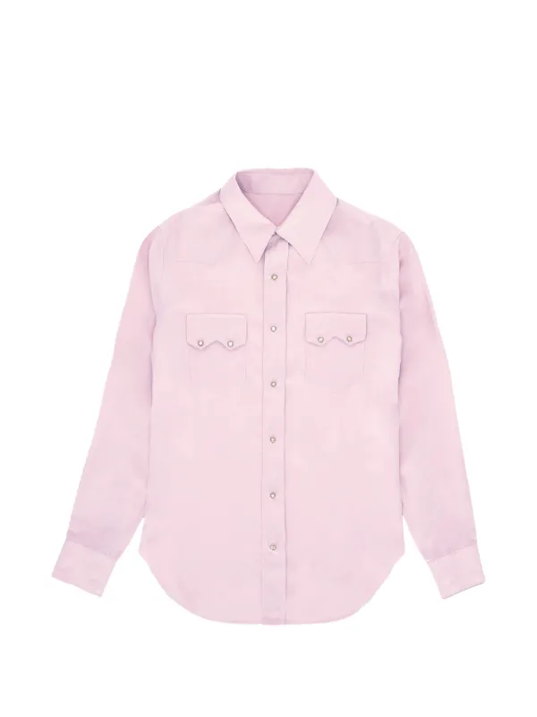 Fortela Toledo Silk Shirt in Pink