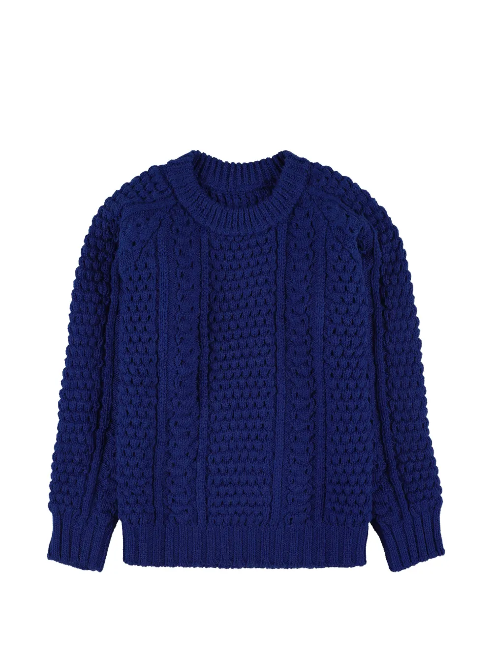 Fortela Aston cable-knit sweater - Blu