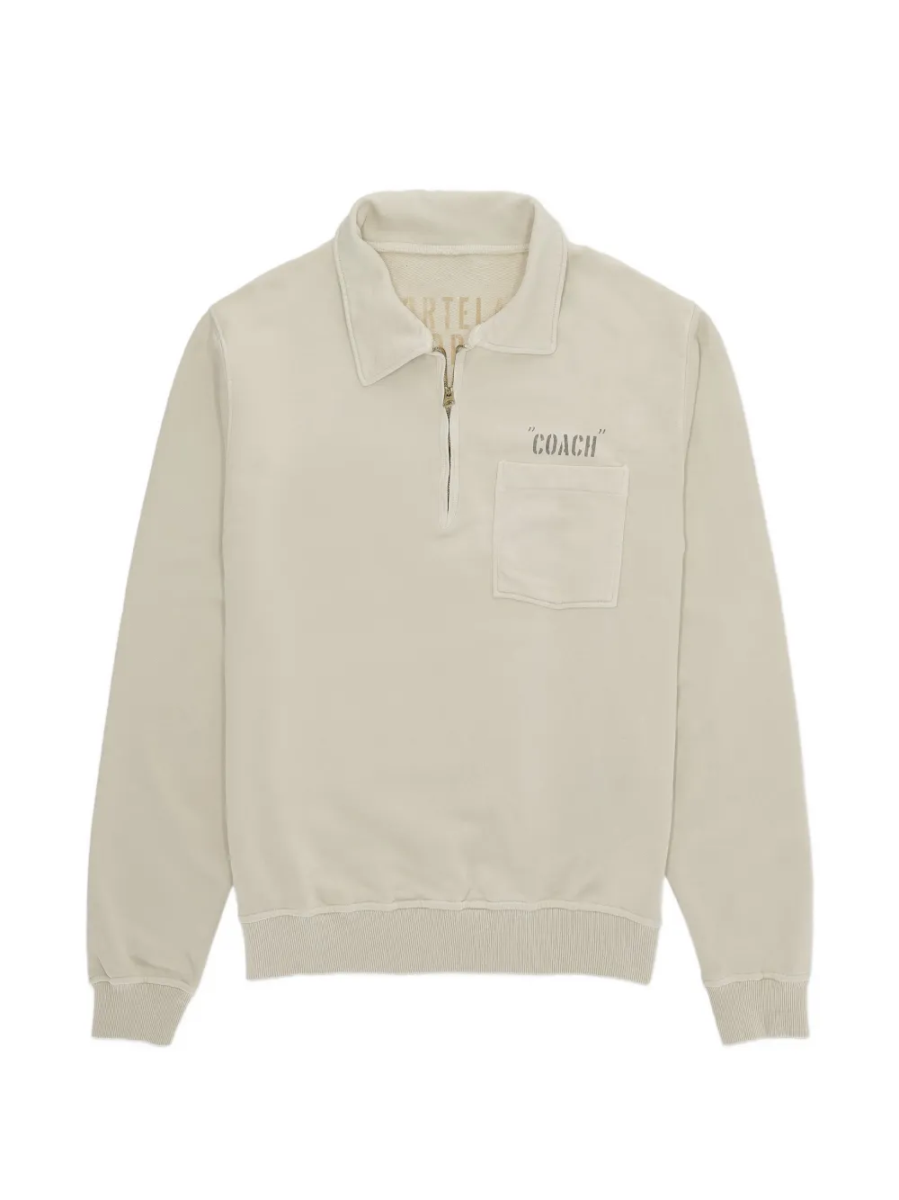 Fortela Yalepcoach zip pocket sweatshirt - Toni neutri