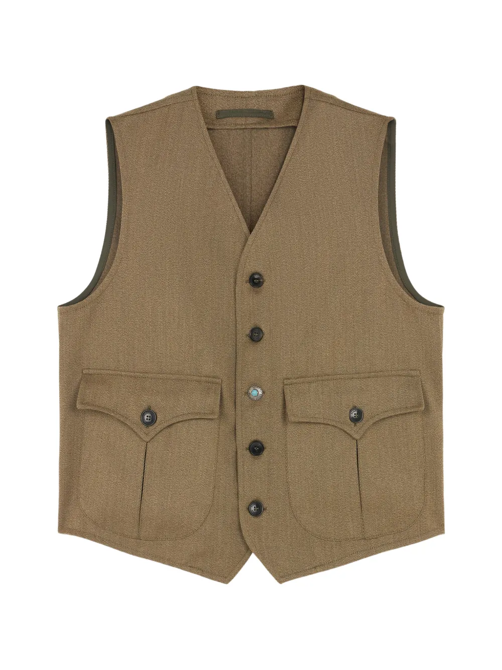 Fortela Donald pocket gilet - Brown