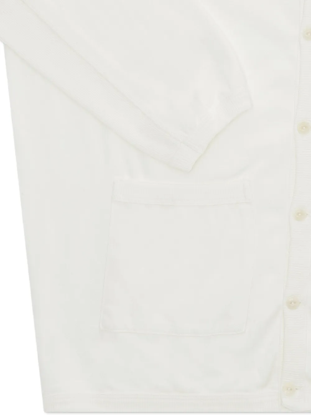  Fortela Front-pocket Cardigan - White 