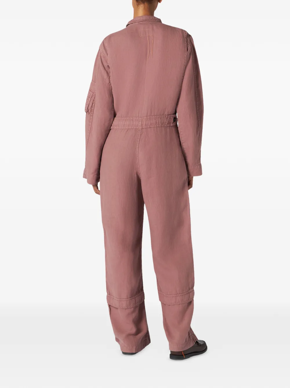  Fortela Viola Zip-up Multi-pocket Jumpsuit - Pink 