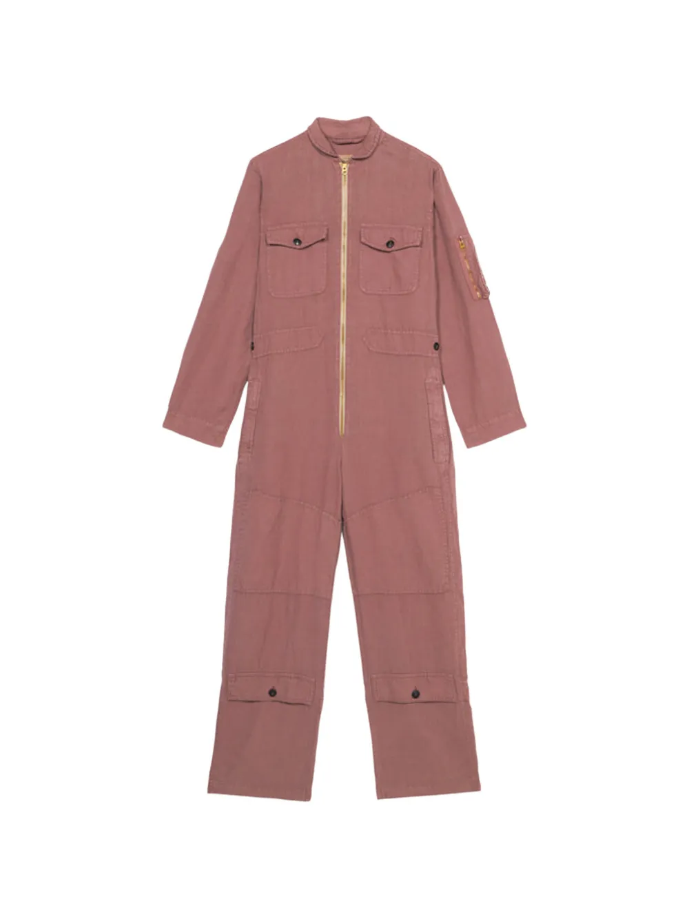 Fortela Viola zip-up multi-pocket jumpsuit - Rosa
