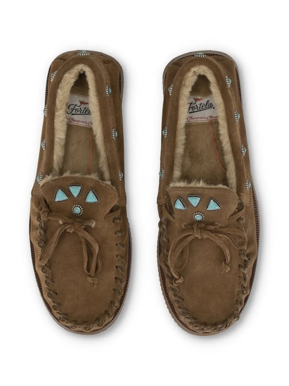 Fortela Lakota suède loafers Bruin