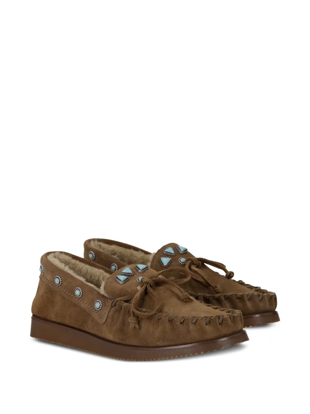 Fortela Lakota suède loafers Bruin