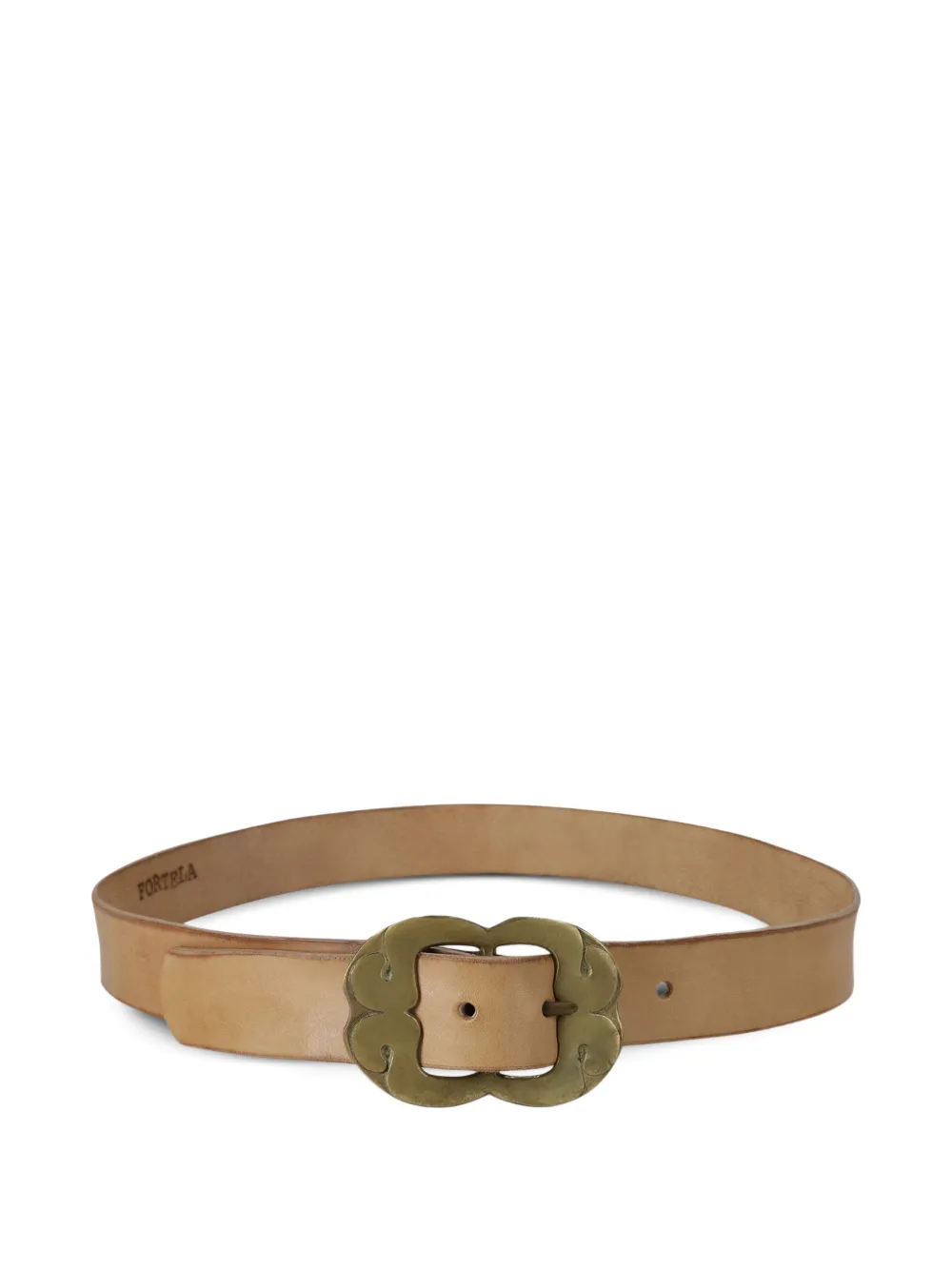 Fortela engraved-buckle therese belt - Toni neutri