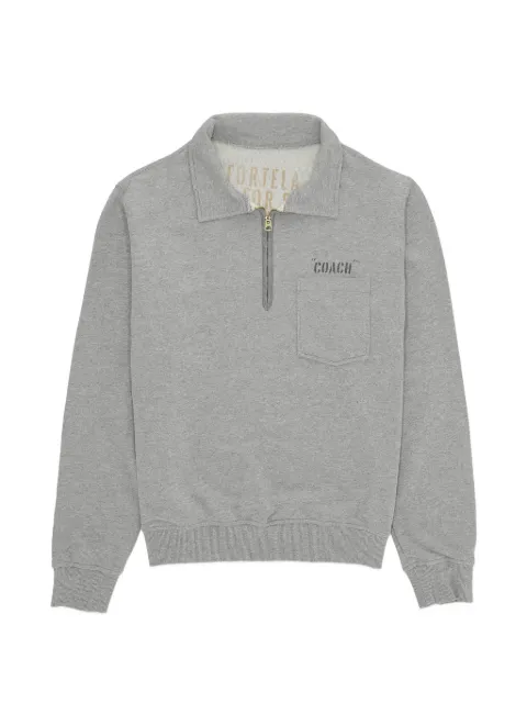 Fortela Yalepcoach zip pocket sweatshirt
