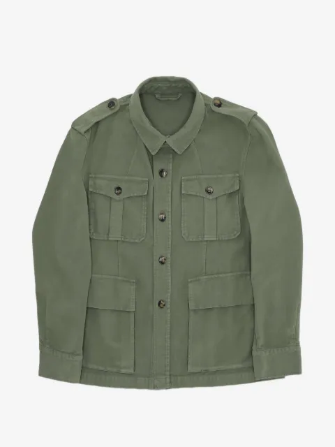 Fortela buttoned four-pocket overshirt