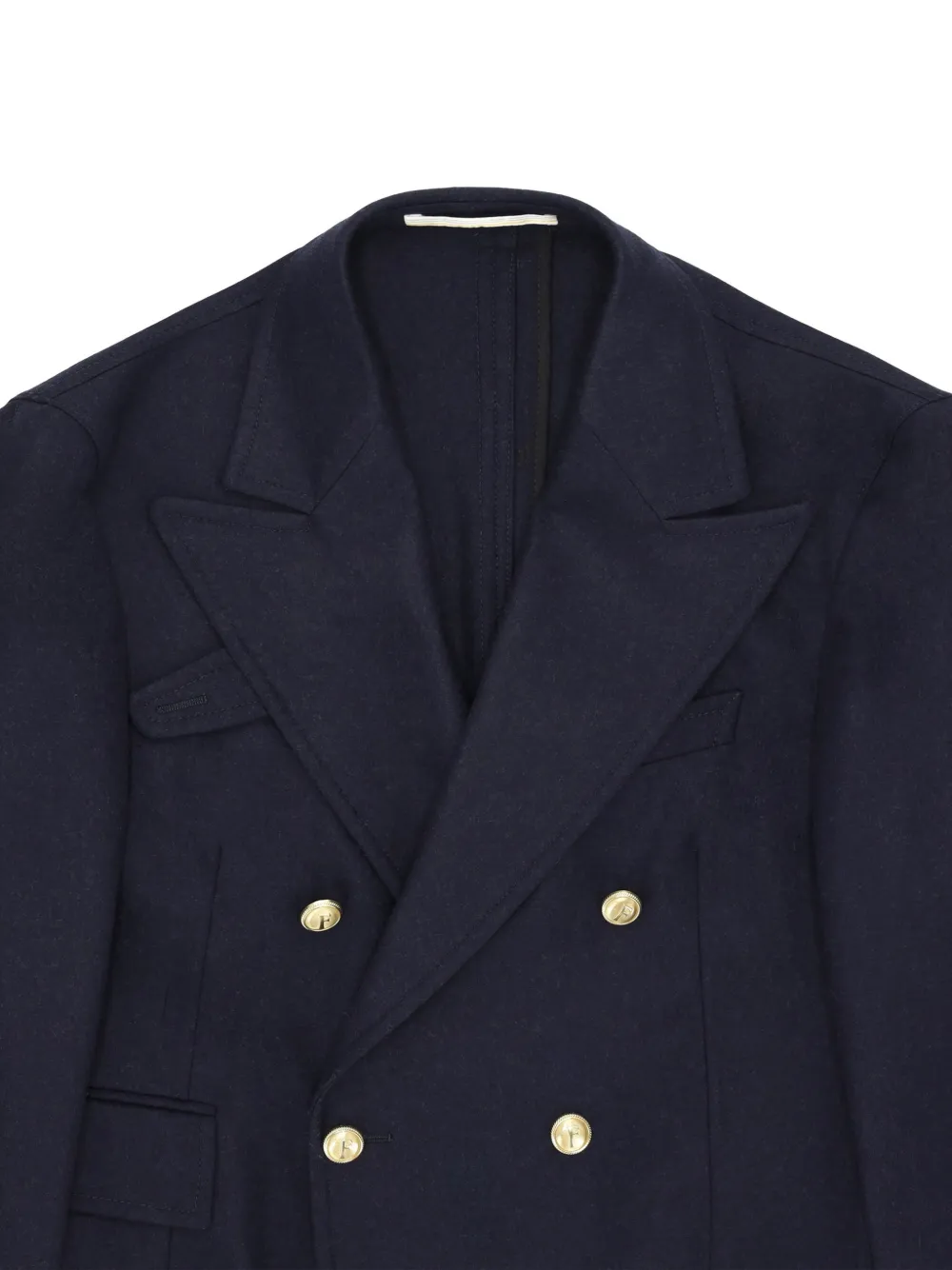 Fortela Travel Double-breasted Blazer in Blue, view 4