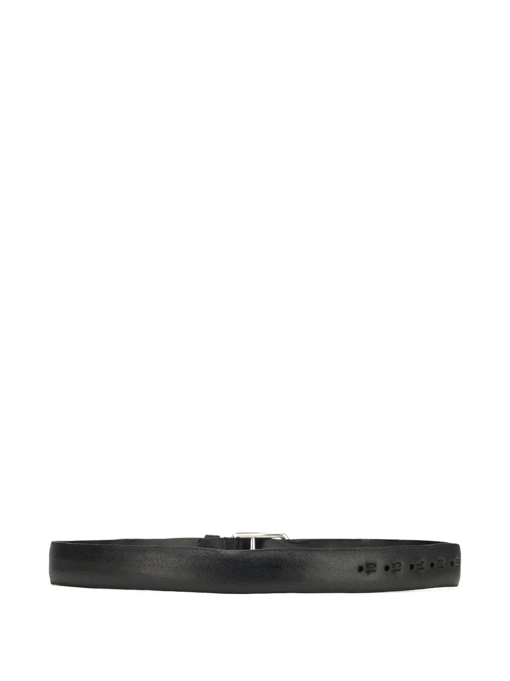  Fortela Crockett Leather Belt - Black 