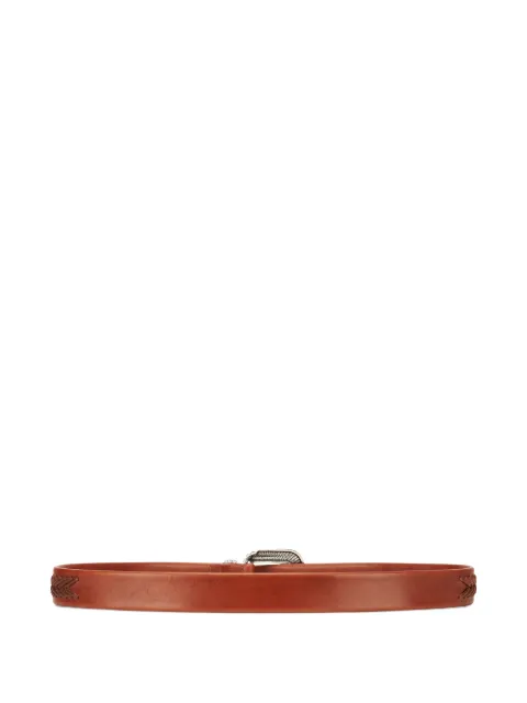 Fortela Clayton leather buckle belt