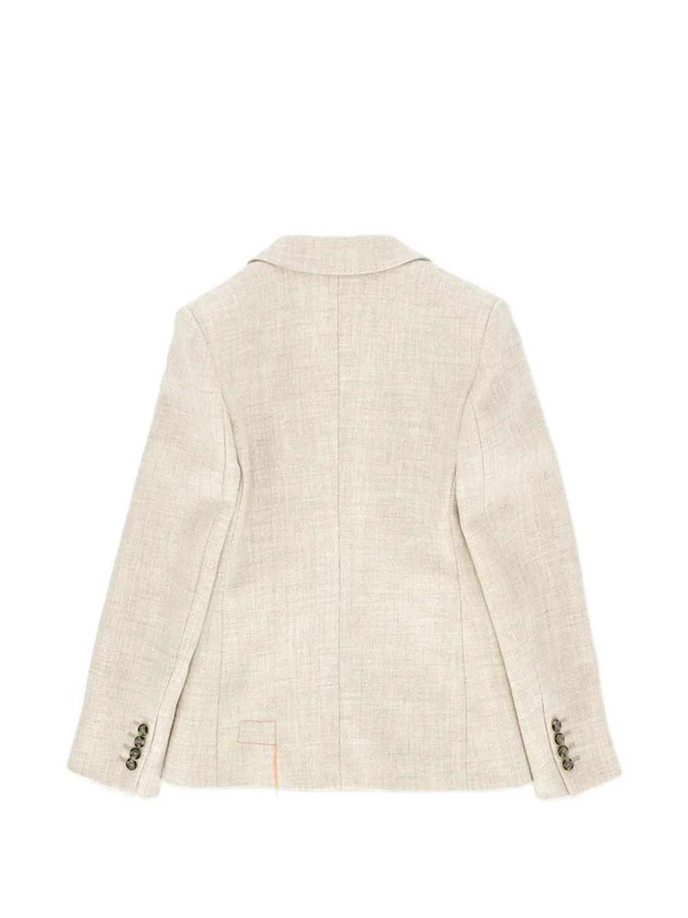 Fortela Bibiane pak met dubbele rij knopen en puntige revers Beige