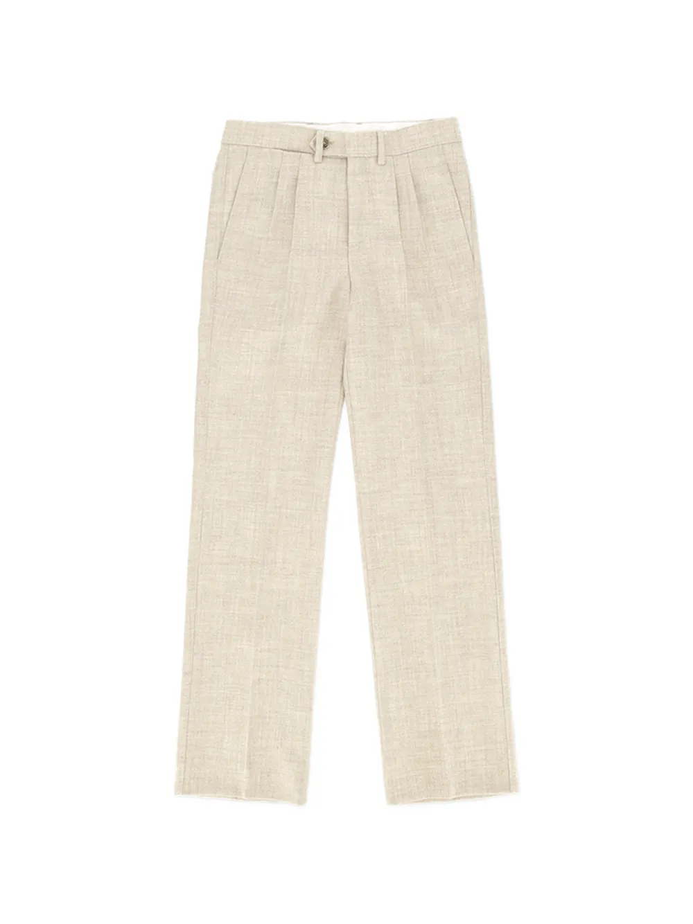 Fortela Bibiane pak met dubbele rij knopen en puntige revers Beige