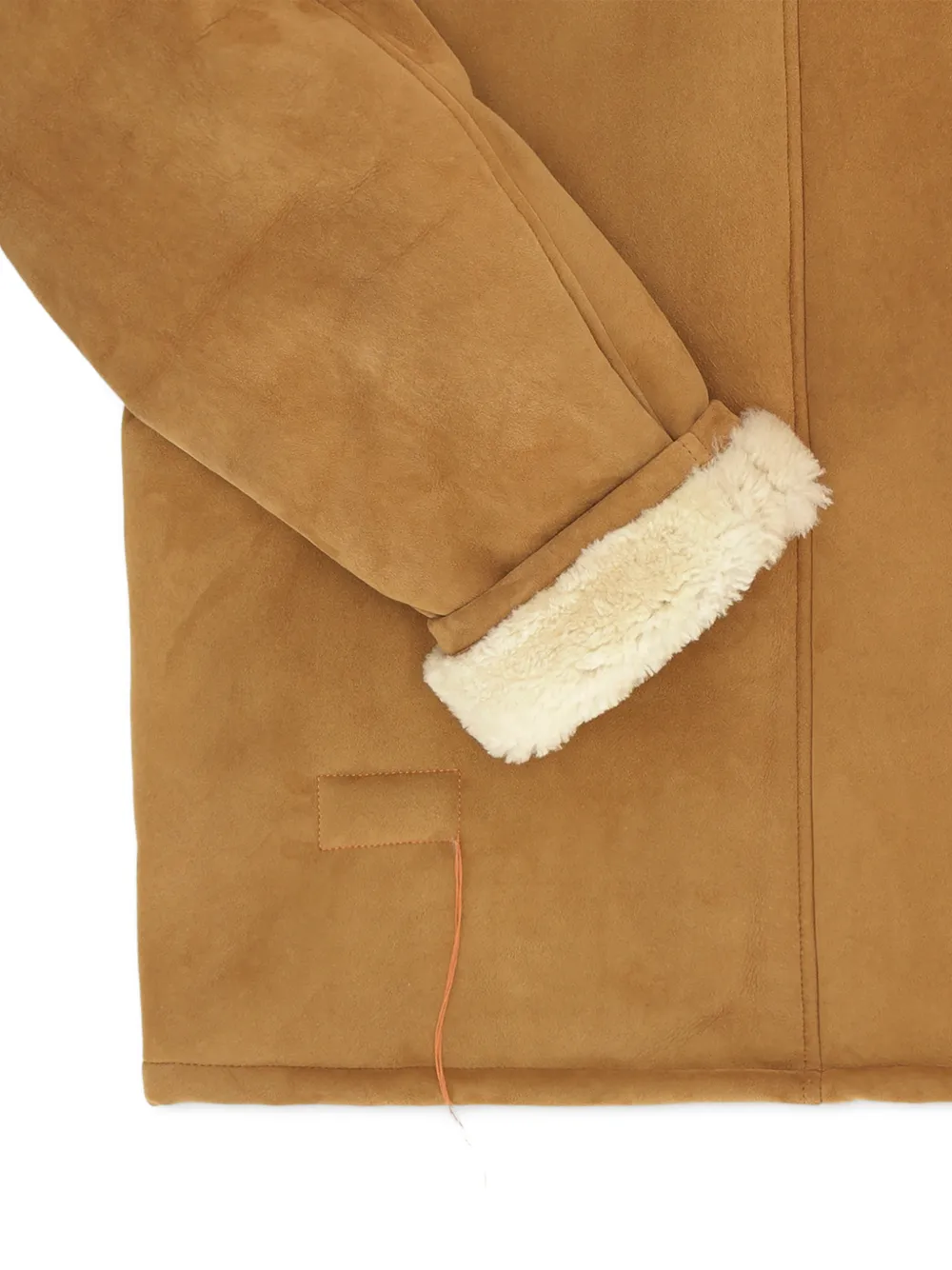 Fortela Quarter patch-pocket Shearling Jacket | Brown | FARFETCH RO
