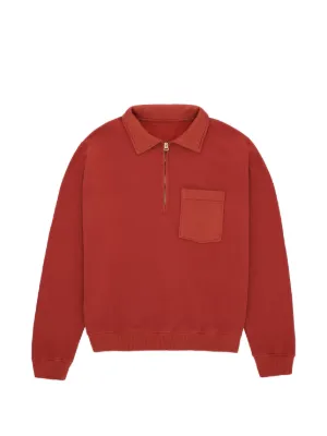 Maison Margiela ハーフジップ スウェットシャツ | オレンジ | FARFETCH JP