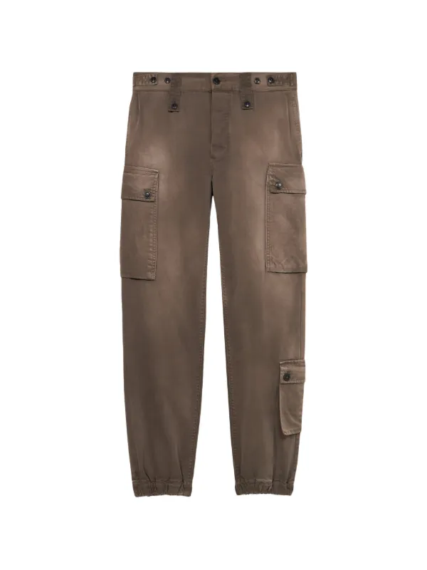 Fortela Jodit Cargo-pocket Trousers in Brown