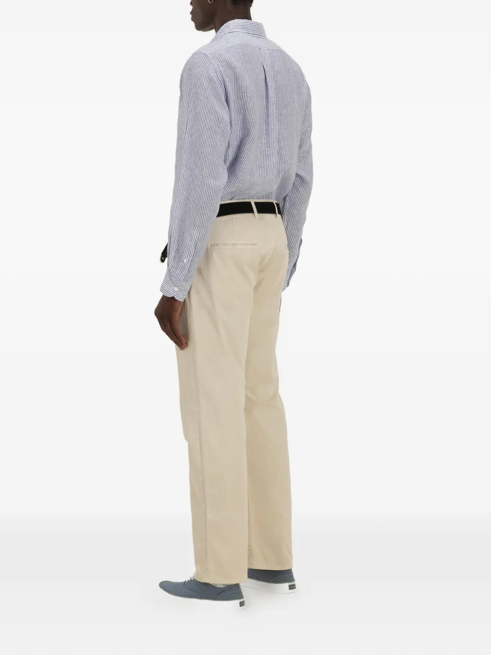 King Striped Chest-Pocket Shirt