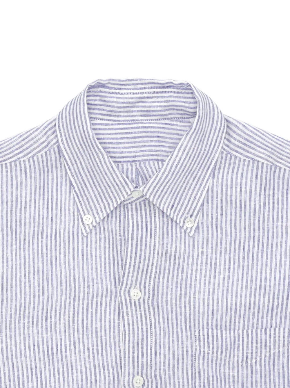 King Striped Chest-Pocket Shirt