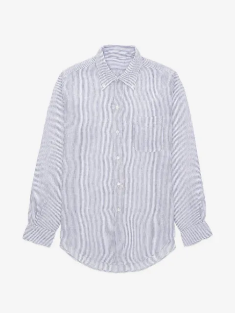 Fortela King striped chest-pocket shirt
