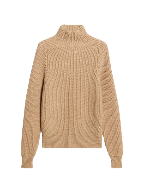 Fortela Leona Turtleneck Sweater in Brown
