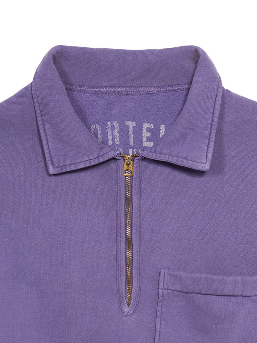 Fortela Sweater met halve rits Paars