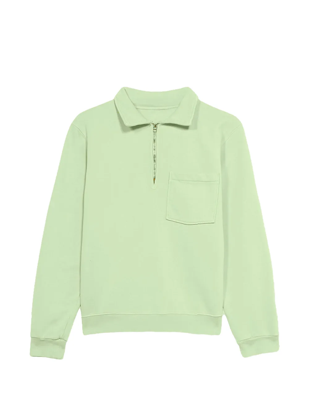 Fortela Yale zip chest-pocket polo shirt - Verde