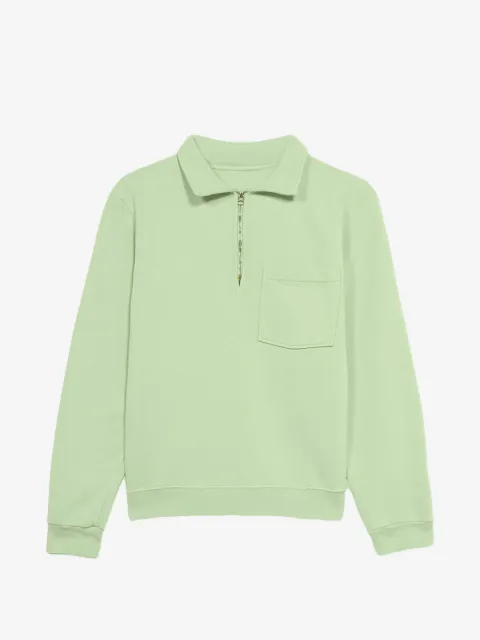 Fortela Yale zip chest-pocket polo shirt