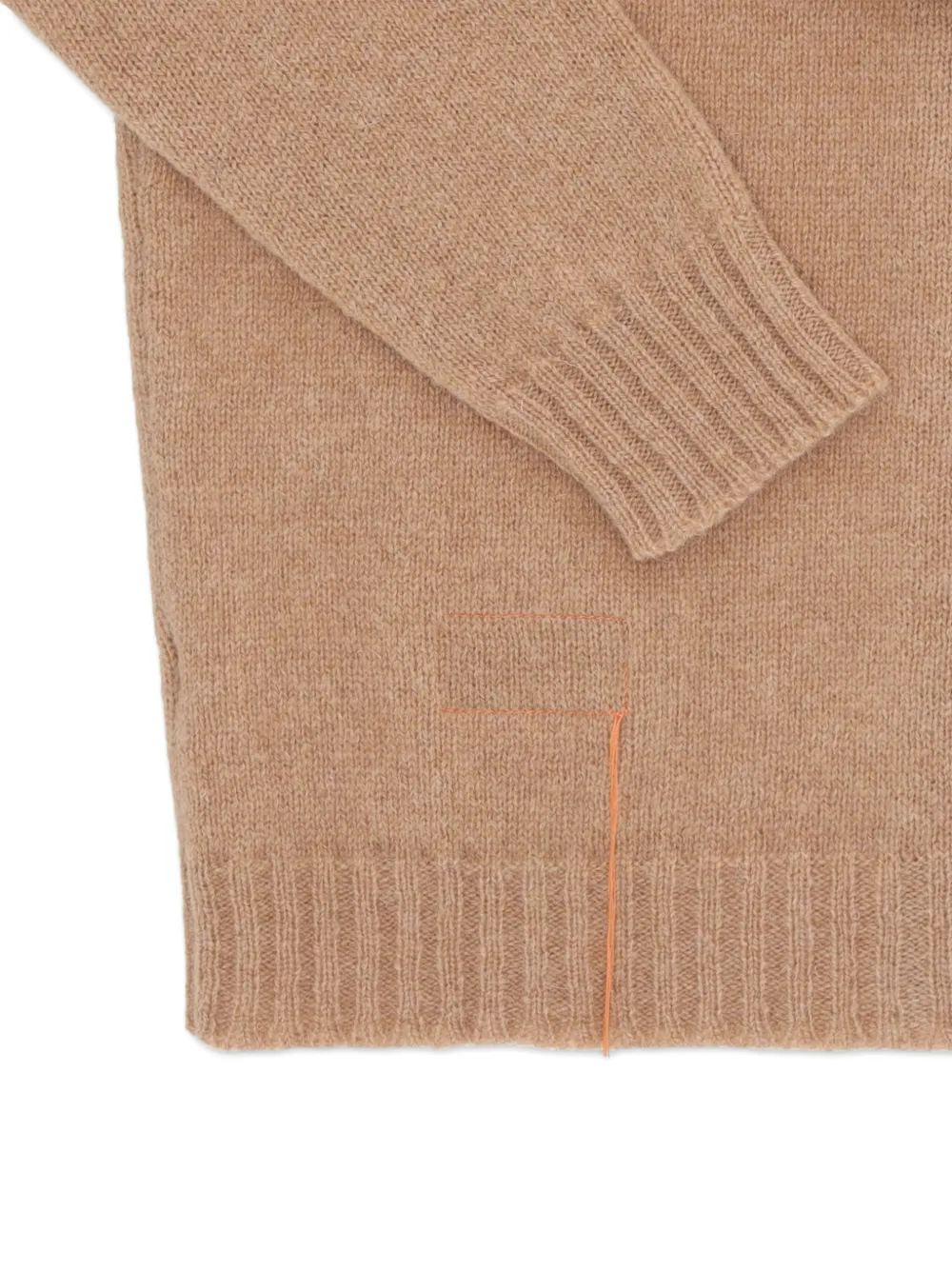 V-Neck Ribbed-Knit Cardigan