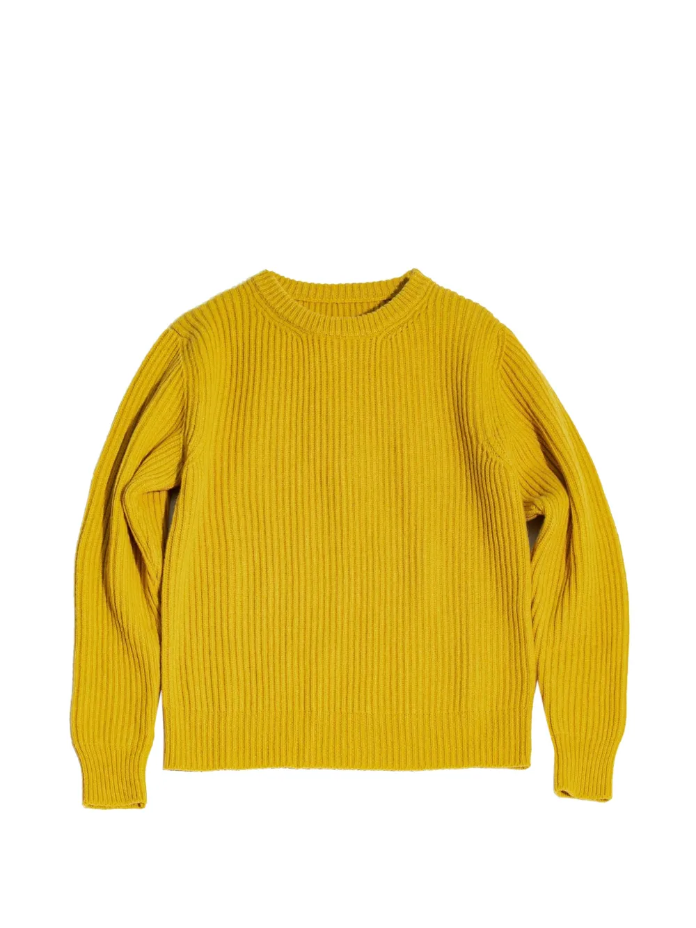 Fortela Alberto ribbed crew neck sweater - Giallo