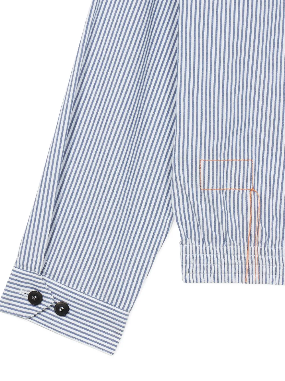 Zuma Striped Zip-Up Overshirt