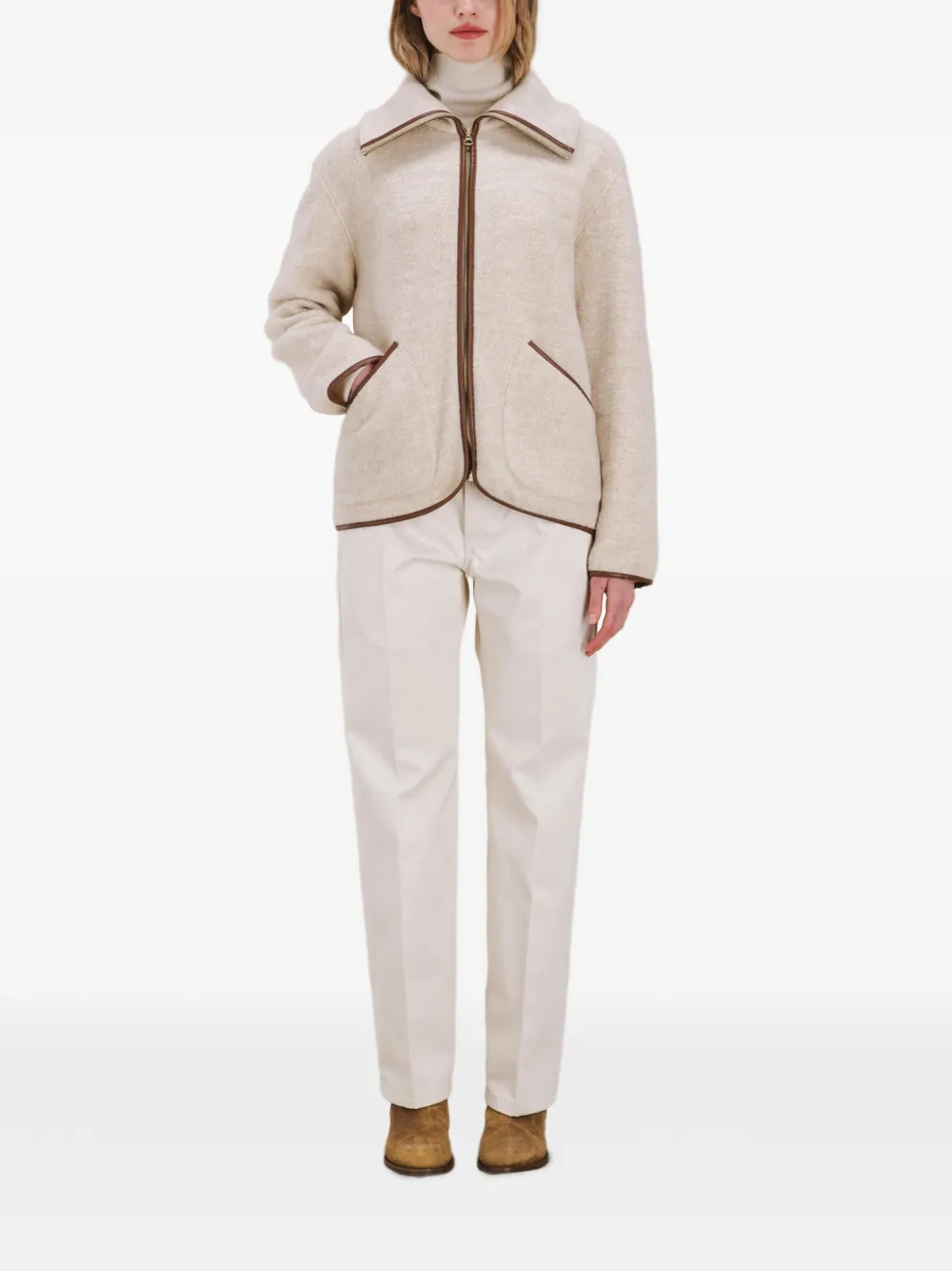  Fortela Full-zip Jacket - Neutrals 