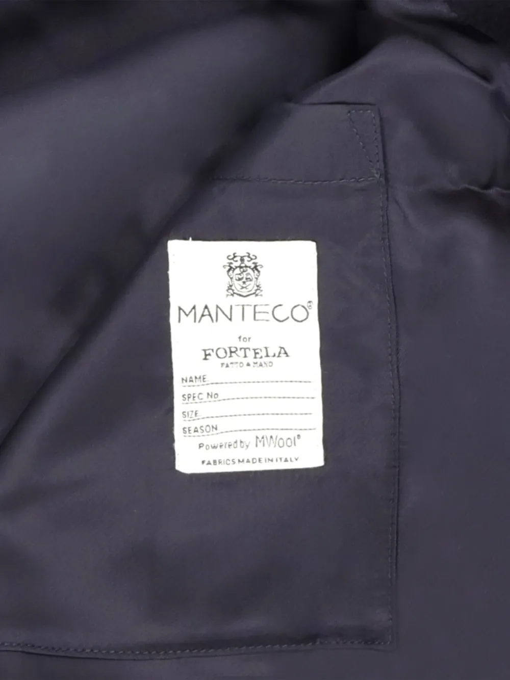  Fortela Roger Wool Jacket - Blue 