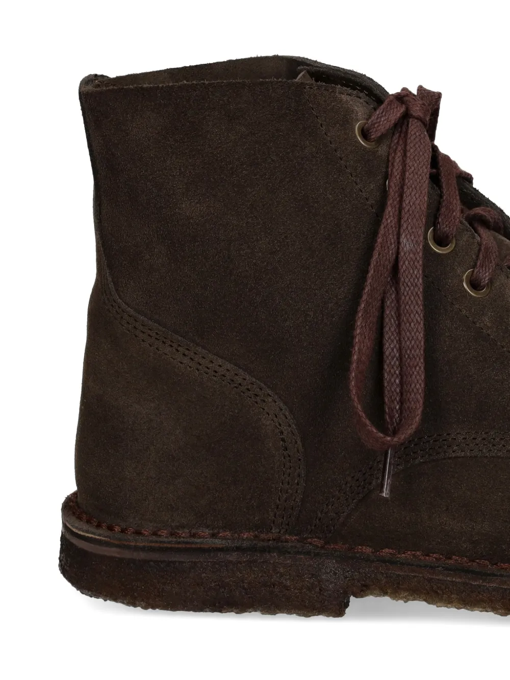 Fortela Enkellaarzen met veters Bruin