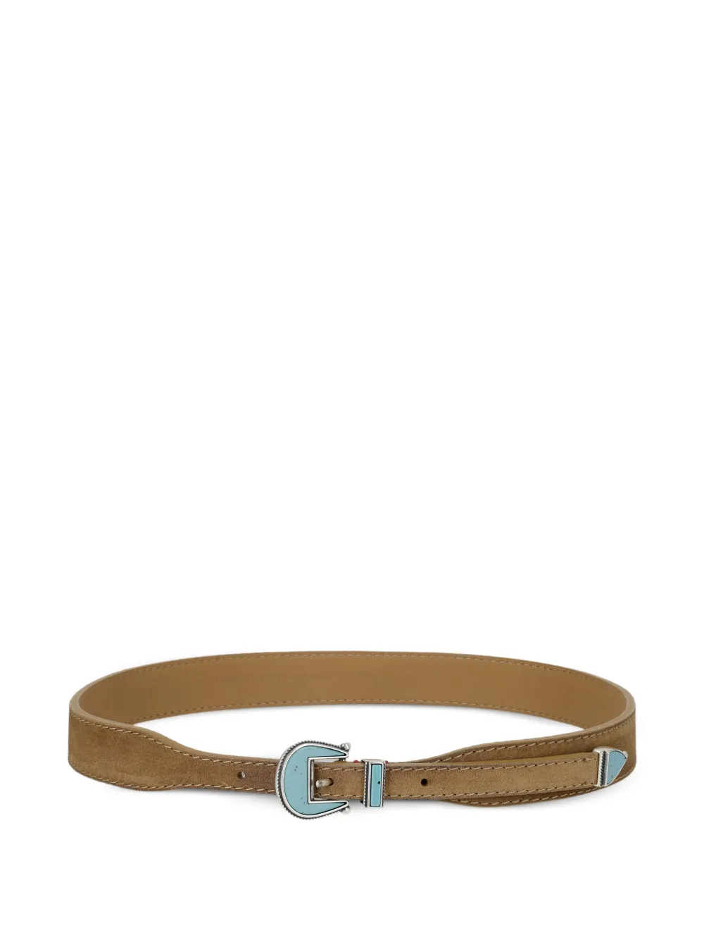 Fortela stone-embellishment leather belt - Marrone