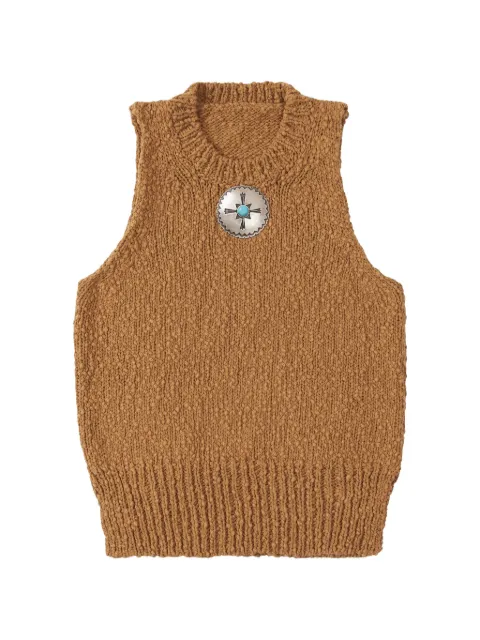 Fortela Concho ribbed knit tank top