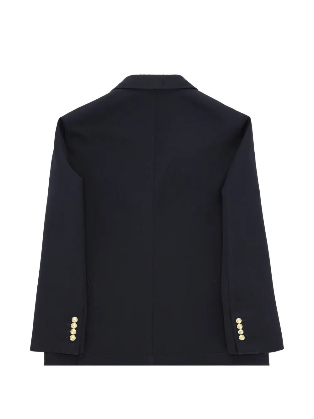  Fortela Travel Double-breasted Button Blazer - Blue 
