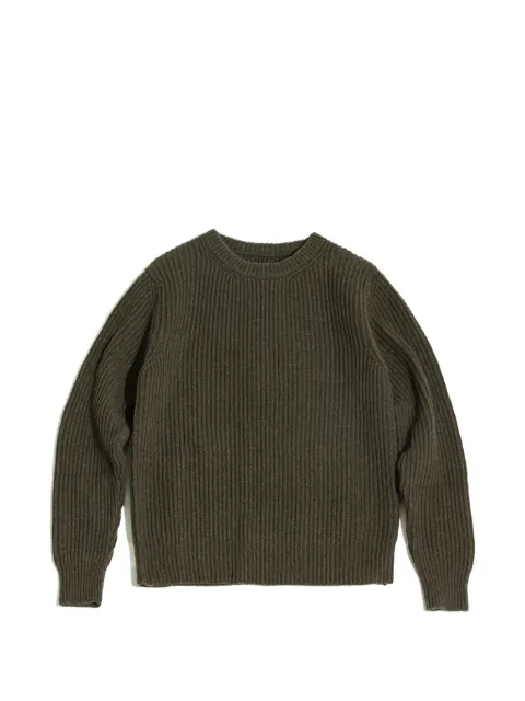 Fortela suéter tejido de canalé con cuello redondo