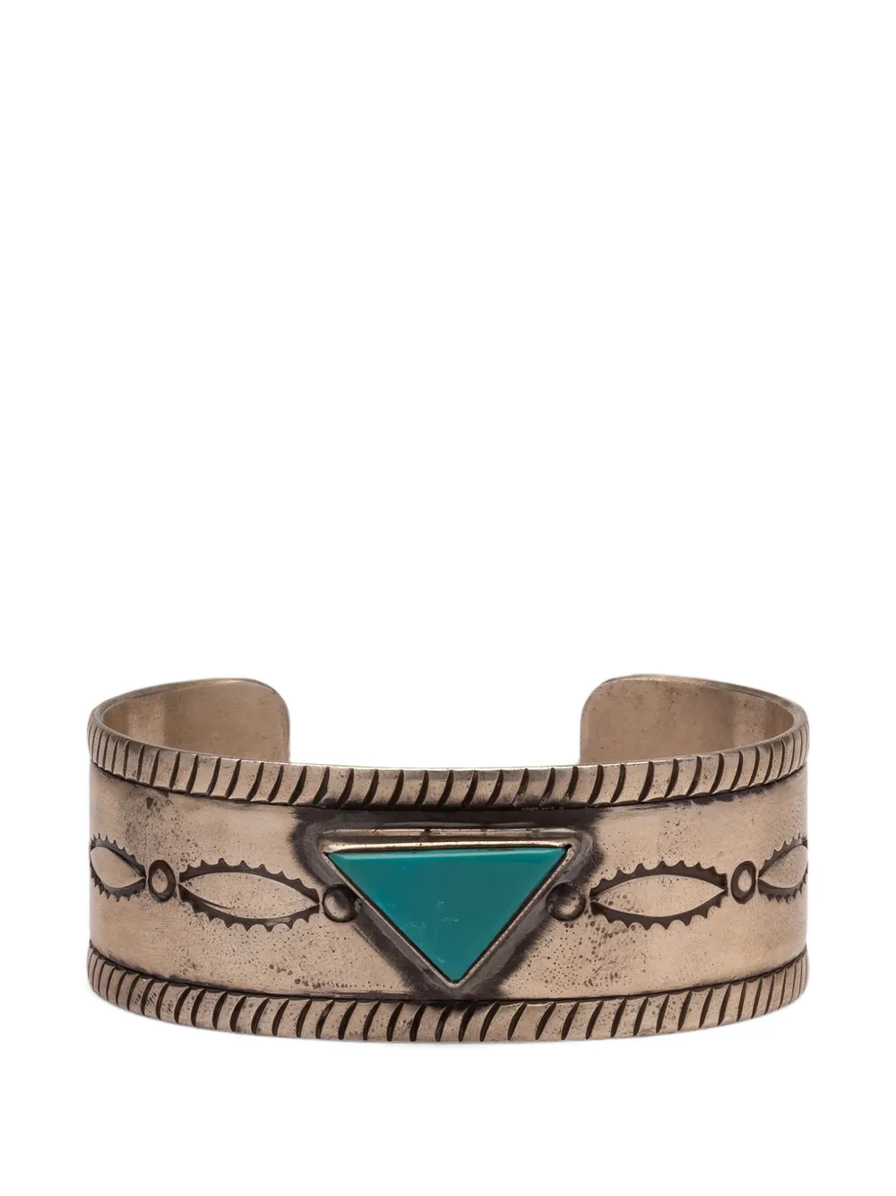 Fortela geometric turquoise bracelet - Argento