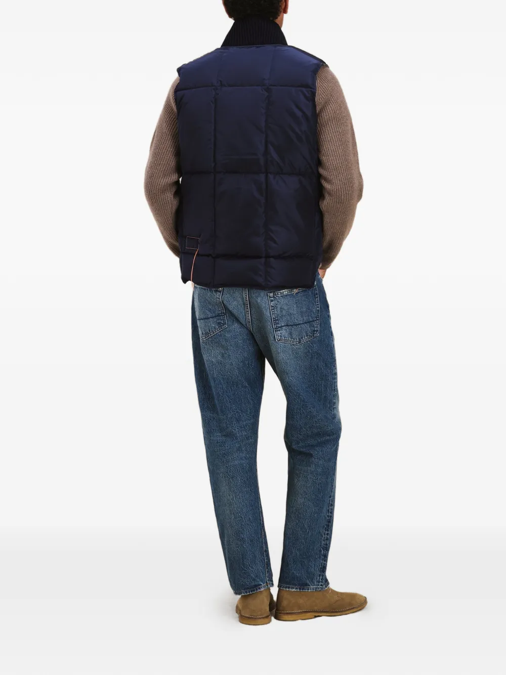 Fortela Queen gewatteerde geribbelde spencer Blauw