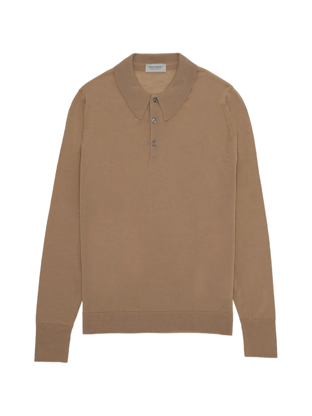 Fortela Long-sleeve polo sweater - Toni neutri