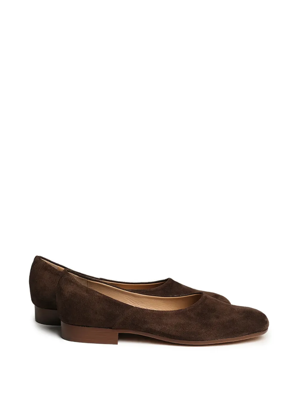 Fortela Smokedbone suede slip-on slippers - Marrone