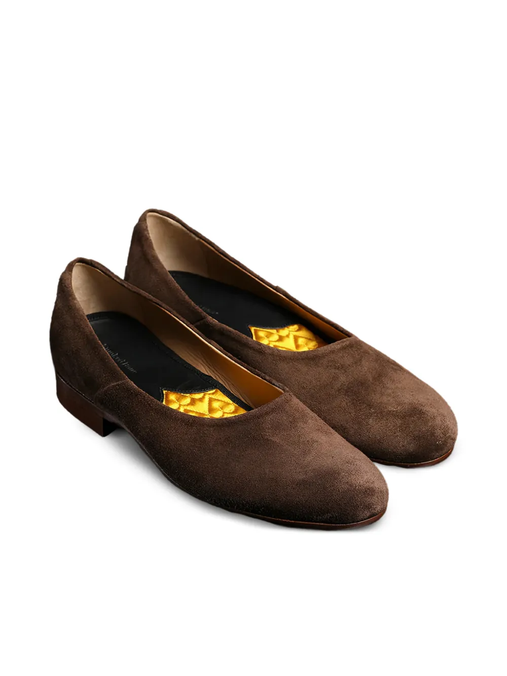 Smokedbone Suede Slip-On Slippers