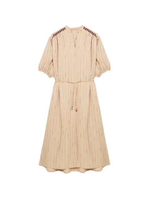 Fortela Vera striped midi dress