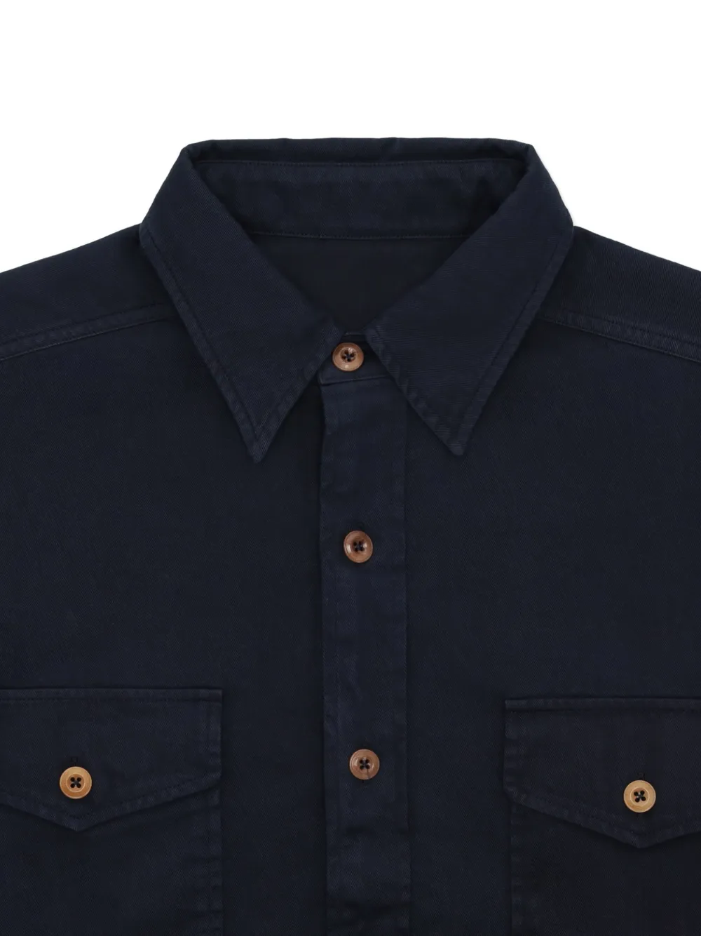 Fortela Cpo shirtjack met zakken en knopen Blauw