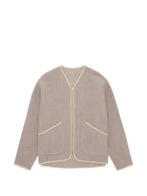 Jil Sander ジップアップ フリースジャケット | ホワイト | FARFETCH JP