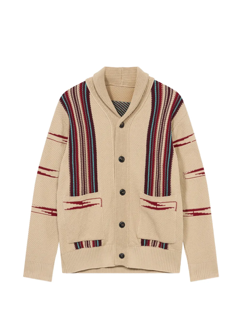 Fortela Henryc First Nations motif cardigan - Toni neutri