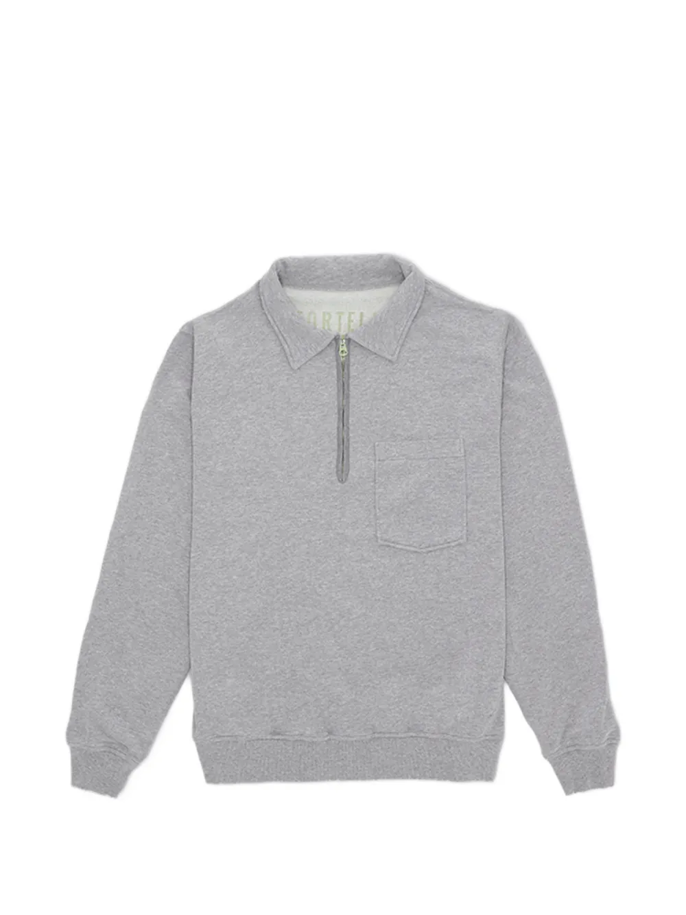Fortela Yale patch-pocket polo shirt - Grigio