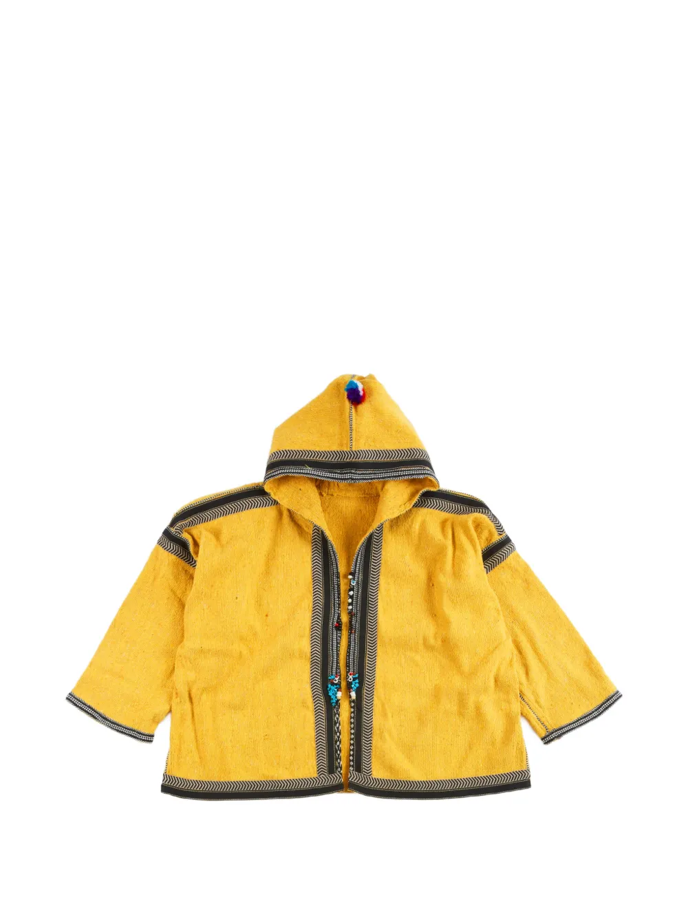 Fortela Karen hooded oversized jacket - Giallo